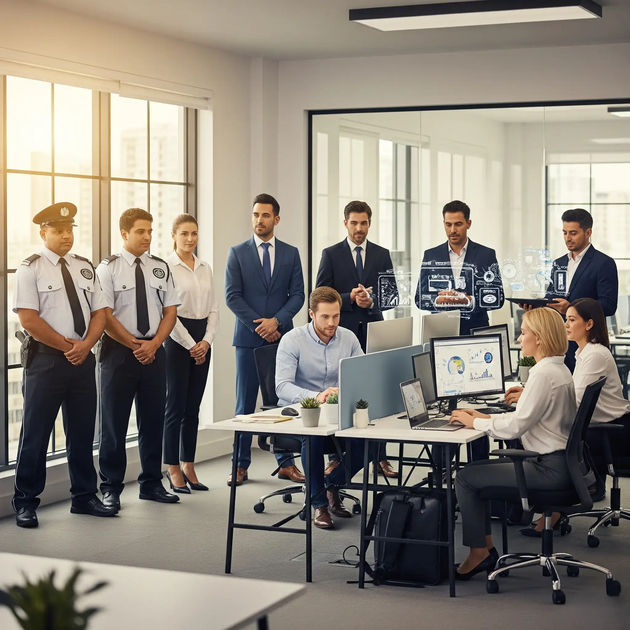 DHRITA Global Team at Meerut Office - Manpower & IT Outsourcing Experts